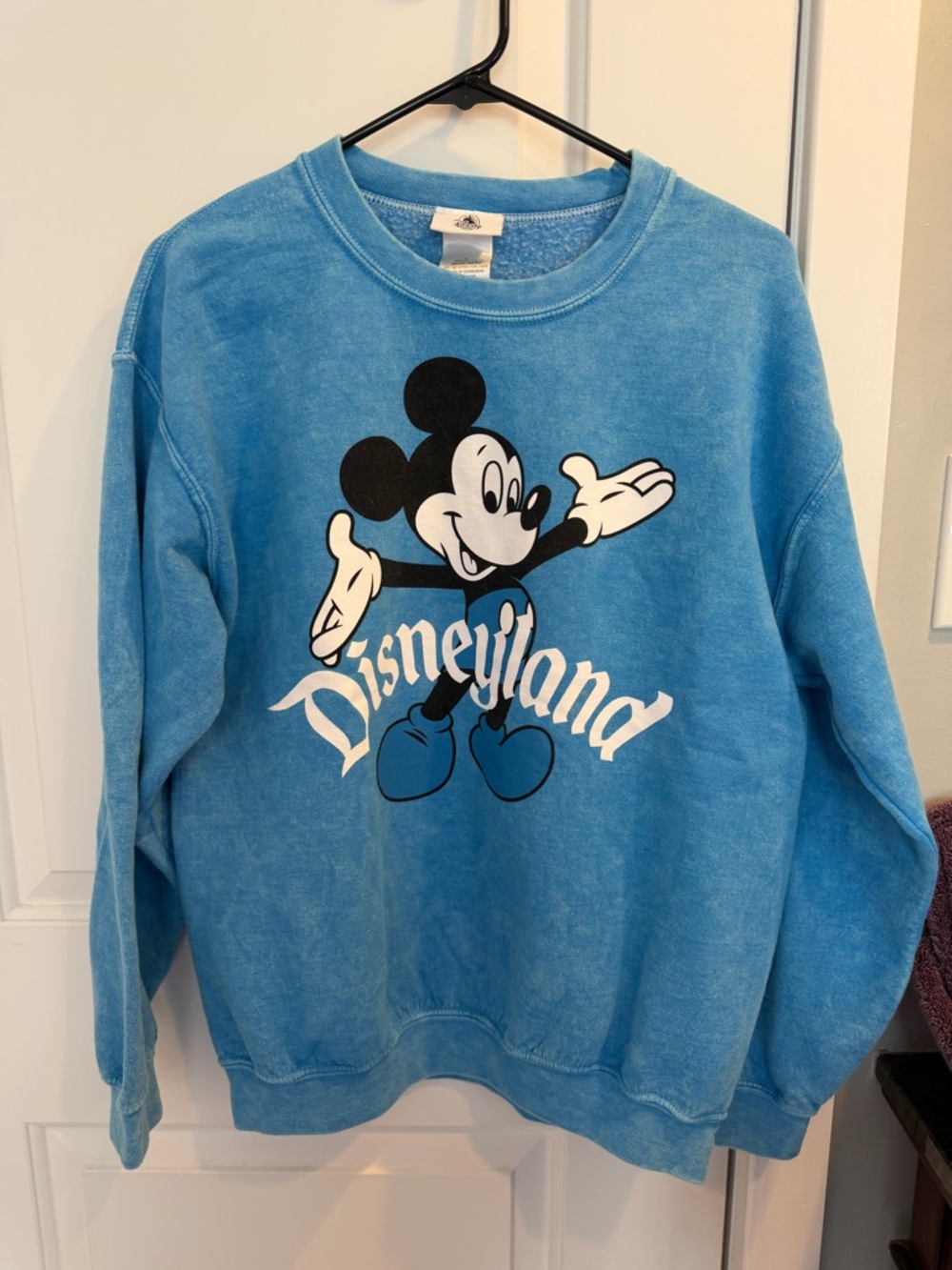 Disney Parks Mickey Mouse Disneyland Crewneck Sweatshirt - Turquoise